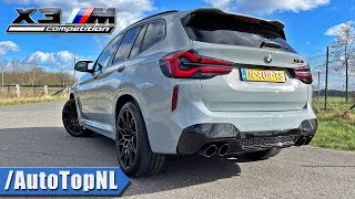 BMW X3M Competition F97 LCI  REVIEW on Autobahn by AutoTopNL [upl. by Yclehc]