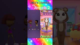 Baldis Montero vs My Talking angela2Who is best baldisbasics [upl. by Yerfdog]