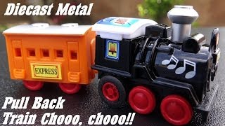 Toy Trains for Kids Diecast Mini Pull Back Toy Train [upl. by Dressler]