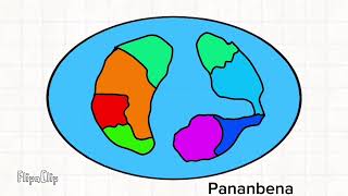 Pangea 250mya to 280myfn [upl. by Hibbs]