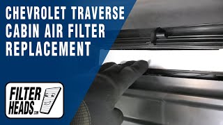 How to Replace Cabin Air Filter 2020 Chevrolet Traverse AQ1223C [upl. by Salakcin]