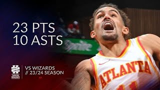 Trae Young 23 pts 10 asts vs Wizards 2324 season [upl. by Giah]