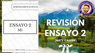 Revisión ensayo 2 M1 Jornada de ensayos PAES [upl. by Carlisle]