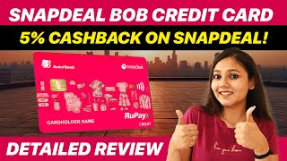 Bank of Baroda Snapdeal Credit Card Review [upl. by Borchert]