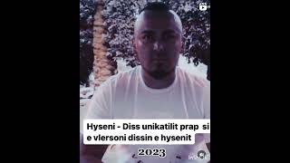 HYSENI  Diss UNiKATIL 2023 official video Hd [upl. by Tizes]