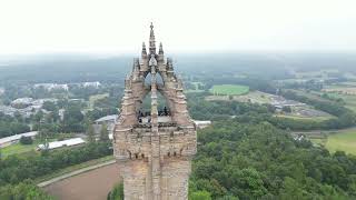 Flying The Wallace Monument 4K [upl. by Hoyt]