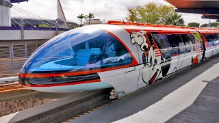 Disneyland Monorail 2024  Disneyland Ride 4K60 POV [upl. by Ecirpak]