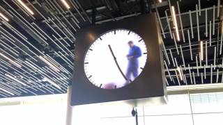 Schiphol Airport Clock [upl. by Dyrrej]