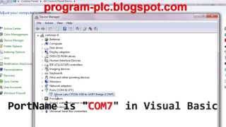 How to Serial Port Number Check in Windows 7 [upl. by Eneg601]