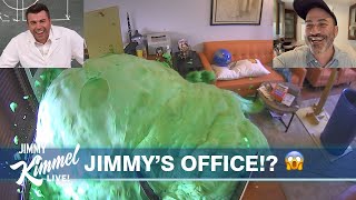 Elephant Toothpaste Prank Destroys Jimmy Kimmel’s Office ft Mark Rober amp Science Bob [upl. by Garson]