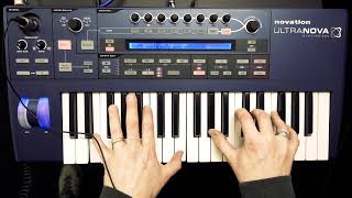 DO YOU WANT AN EXPRESSIVE VOCODER SOUND Demo of Novation Ultranova quotA111 Wah String Machinequot Patch [upl. by Ahcas]