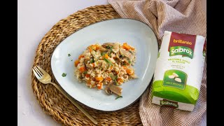 ¡Increíble Arroz con Champiñones y Verduras ¡Receta Rápida y Sabrosa 😋🍲 [upl. by Assetak981]