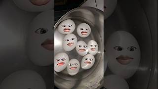 Life of boiling eggs 🤣  No crack 👉 not boiled 😅  shorts funny comedy [upl. by Paff]