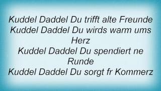 Achim Reichel  Kuddel Daddel Du Lyrics [upl. by Maurita261]