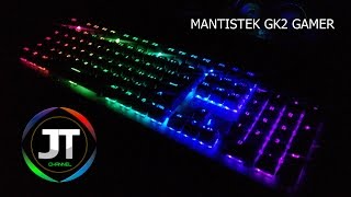 Excelente Teclado Mecánico Gamer Mantistek GK2  RGB NKRO ORings  BANGGOODCOM [upl. by Addy]