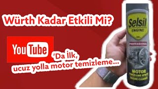 MOTOR KAPUTU ALTI TEMİZLEME Würth mü Selsil mi [upl. by Leruj145]