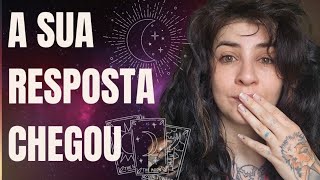 A SUA RESPOSTA CHEGOU  TAROT MOSTRA 🃏✨️ tarot mudancas conselho [upl. by Plotkin144]