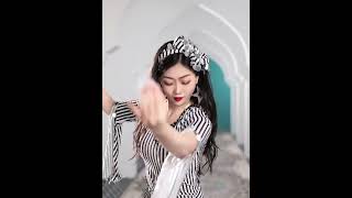 baladi shaabi belly dance training costumes long dress with stripe 5088 [upl. by Benedix]