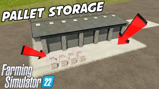 How To Store Productions  Farming Simulator 22 [upl. by Ayotnom407]