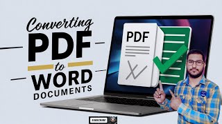 How to Convert PDF into Word File  PDF File ko Word File me Kaise Change Kare [upl. by Rodgers534]