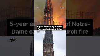 Five years since Notre Dame cathedral fire shorts [upl. by Keli175]