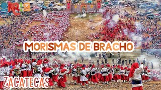 Morismas de Bracho 2022 descenso del cerro y muerte del Rey MoroTomas aéreas y diálogos [upl. by Nitsirk]