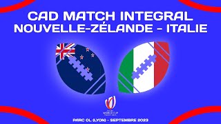 NouvelleZélande  Italie  Coupe du Monde Rugby 2023  Commentaire AD  Match Complet 29092023 [upl. by Lanor530]