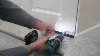 DIY Top Tips How to draughtdraft proof your external doors  how to install draught stopper [upl. by East]