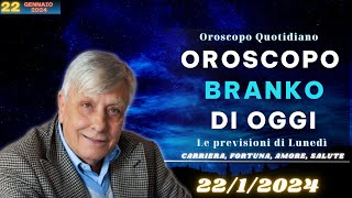 Oroscopo di Branko di oggi 2212024  Le previsioni segno per segno [upl. by Stevana962]