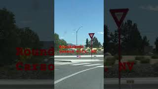 Roundabout  Carson St  Carson City Nevada 🇺🇸  Christophe [upl. by Ajaj]