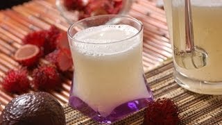 Agua de rambután  Recetas de aguas frescas [upl. by Kursh]