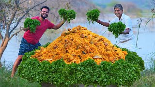 Coriander Chicken Biryani  Home made Chicken Biryani  Grandpa Kitchen [upl. by Arodasi]