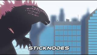 Evolved Godzilla atomic breath recreation in Sticknodes pro [upl. by Lillian]