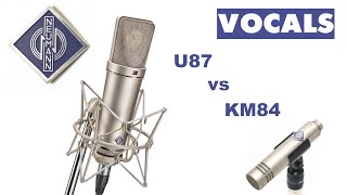 Neumann U87 vs KM84 on vocals [upl. by Chad]