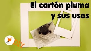 ¿Qué es el cartón pluma ¿Para qué se usa  Materialescolares [upl. by Aisetra]