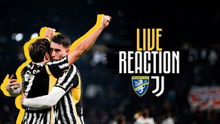 🔴 WATCH NOW FROSINONE VS JUVENTUS  LIVE REACTION 💪⚪⚫ [upl. by Ambie628]