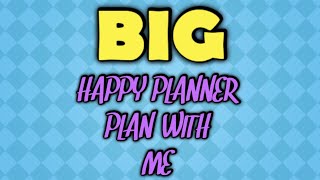 BIG HAPPY PLANNERVERTICAL LAYOUTOCT 28 2024 [upl. by Atnovart]