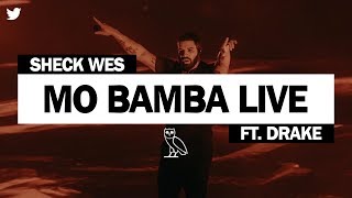 Sheck Wes  Mo Bamba ft Drake Live Performance at Toronto Canada [upl. by Ennybor229]