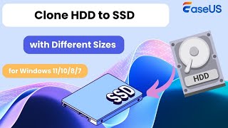 How to Clone HDD to SSD Different Sizes [upl. by Retrac]