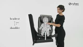 CYBEX Sirona T iSize Car Seat Tutorial [upl. by Fitzger]