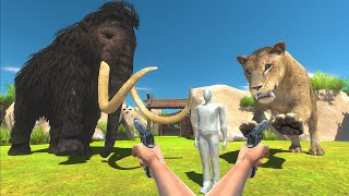 Prehistoric Mammals  I Hunting Woolly Mammoth and Smilodon  Animal Revolt Battle Simulator [upl. by Nellaf]