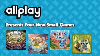 Kickstarter Special  Four New Small Games From AllPlay [upl. by Odey194]