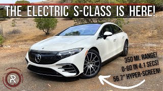 The 2022 Mercedes EQS 580 4Matic Is An Electrifyingly Excellent Luxury Sedan [upl. by Serolod]