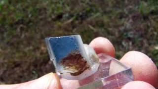 Large Blue Celestite Crystal  Travis County  Texas [upl. by Blader]