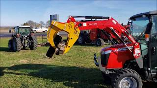 Compact Tractor Grapple  Westendorf Brush Crusher  Grapple WITHOUT 3rd Function Hydraulics [upl. by Riordan263]