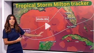 Tropical Storm Milton forms in Gulf  hurricane milton [upl. by Bakerman]