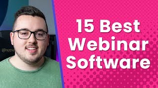 The 15 Best Webinar Software Products [upl. by Ezar]