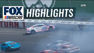 NASCAR Cup Series Highpointcom 400 at Pocono Raceway Highlights [upl. by Alemrac]