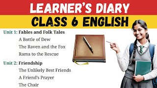 Learners Diary Class 6 English  poorvi learnerdiary kvs class6english [upl. by Anifesoj]