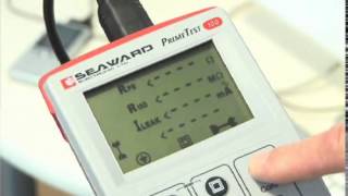 Seaward IEC Cord Tester  Seaward PrimeTest 100 PAT Tester Portable Appliance Testers [upl. by Dimo]